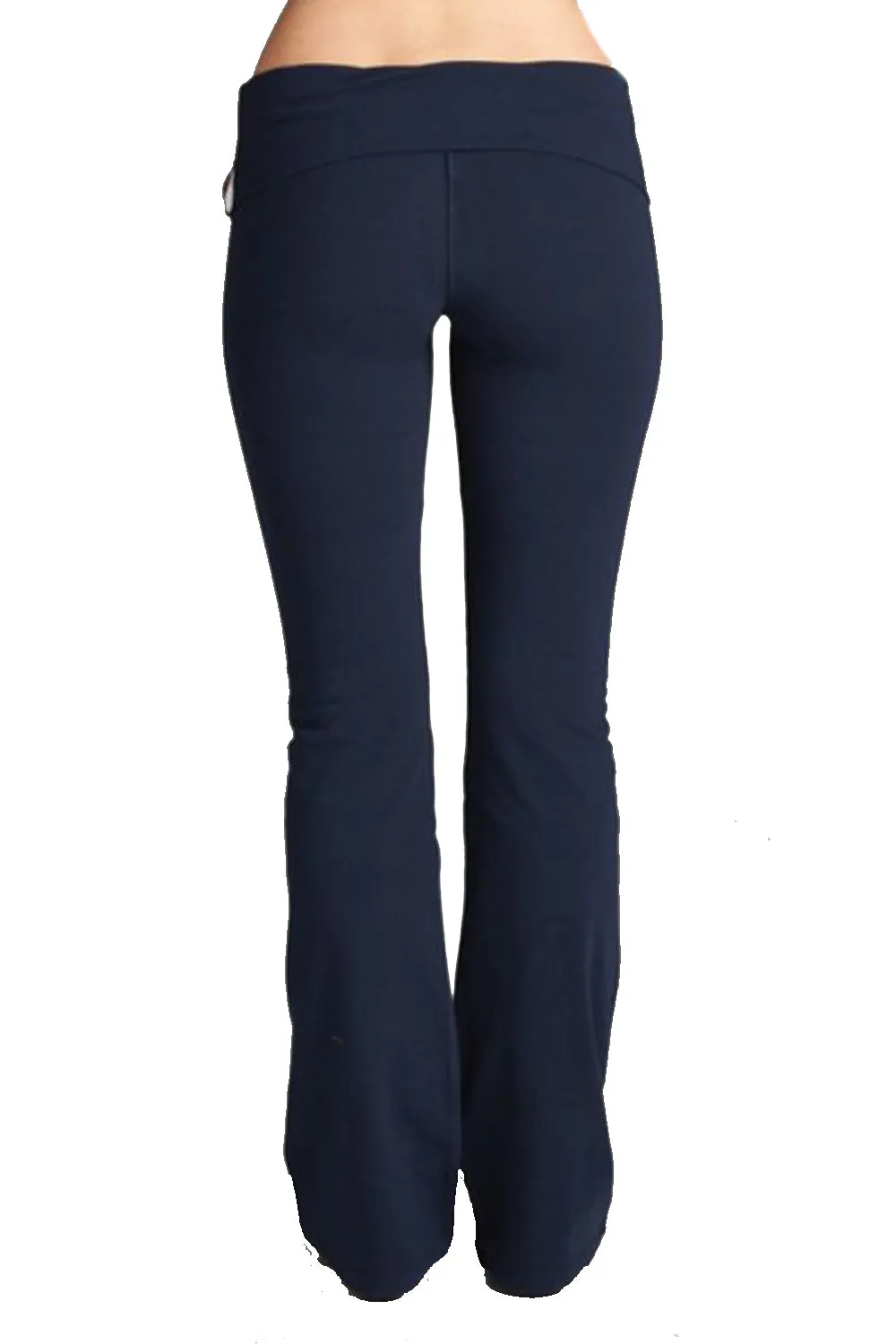 Active Folded Waist Yoga Classic Basic Pants