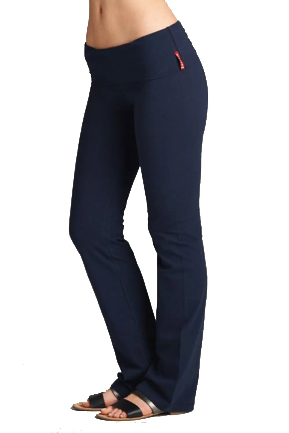 Active Folded Waist Yoga Classic Basic Pants