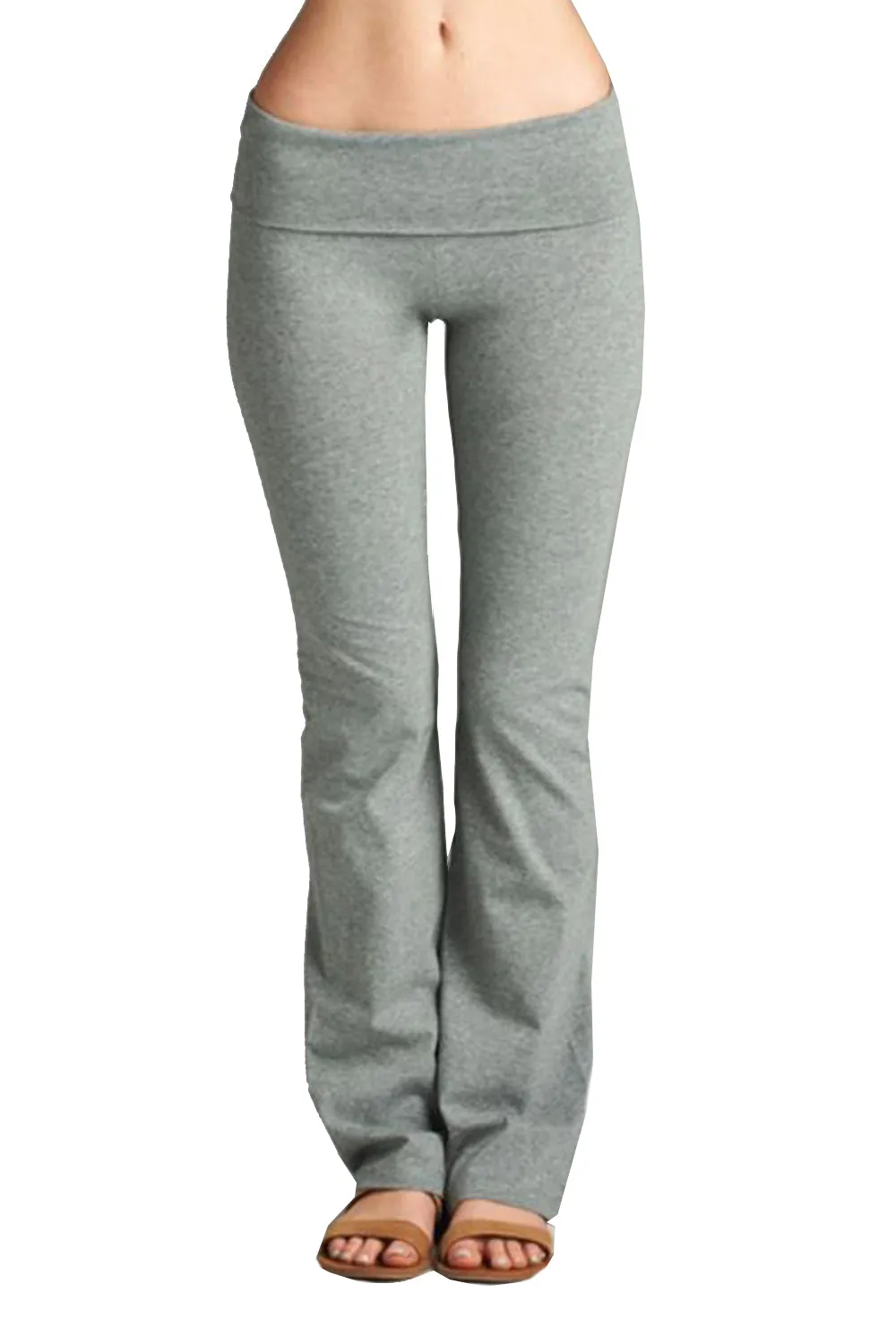 Active Folded Waist Yoga Classic Basic Pants