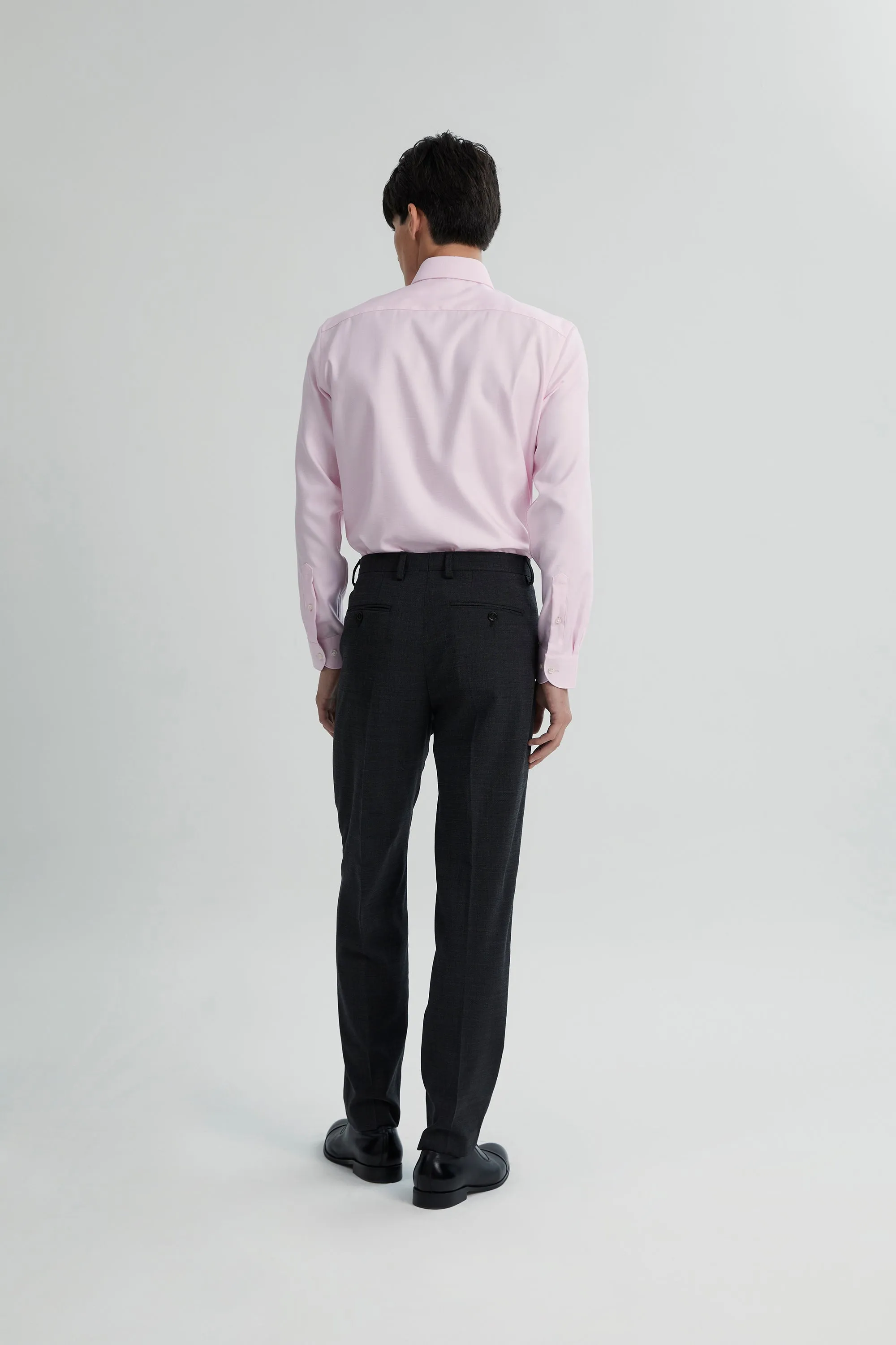 Alexander & Sons, Light Pink Dobby, Long Sleeve Shirt