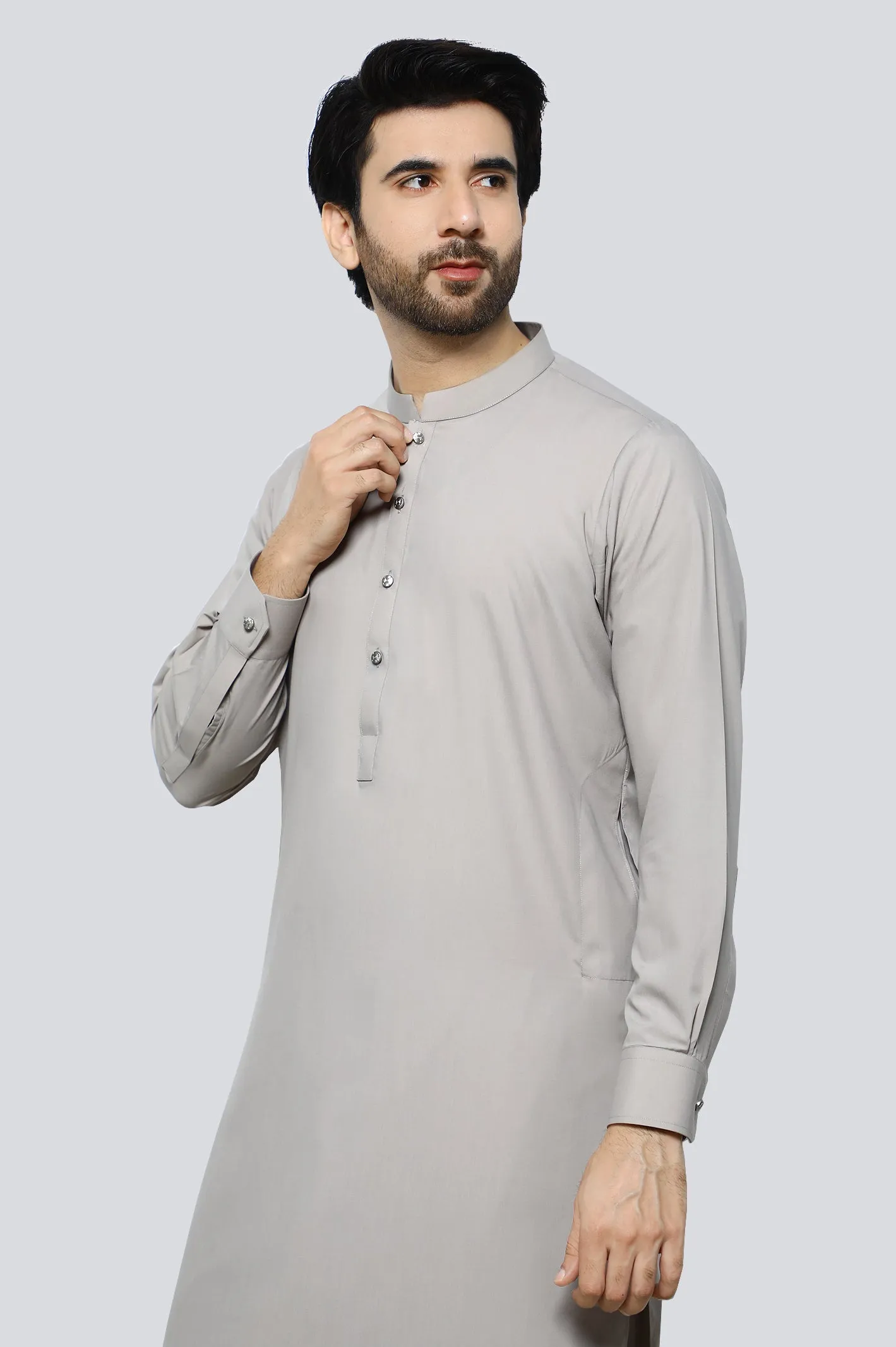 Beige Wash & Wear Shalwar Kameez