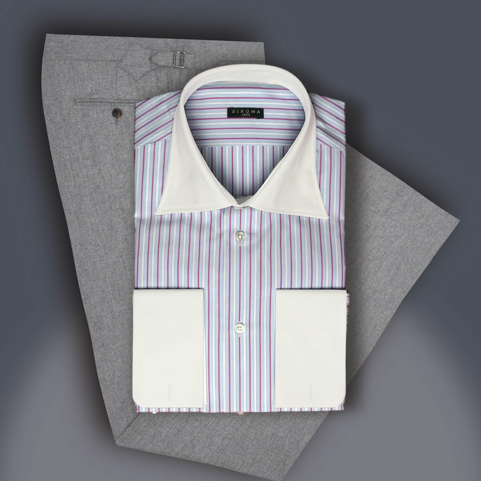 Borsalina Double Cuff Cotton Dress Shirt