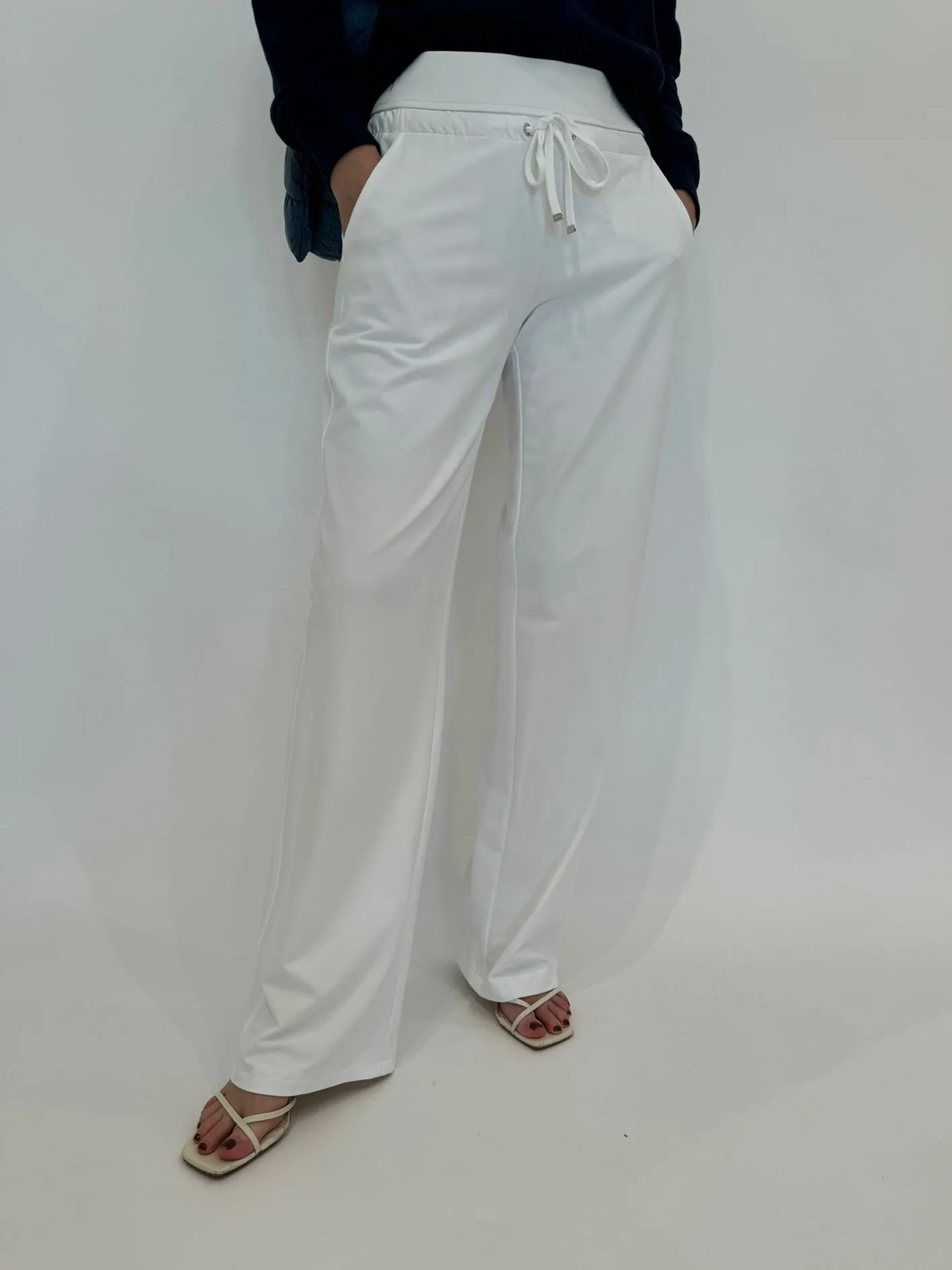 Candice Straight Pants - White