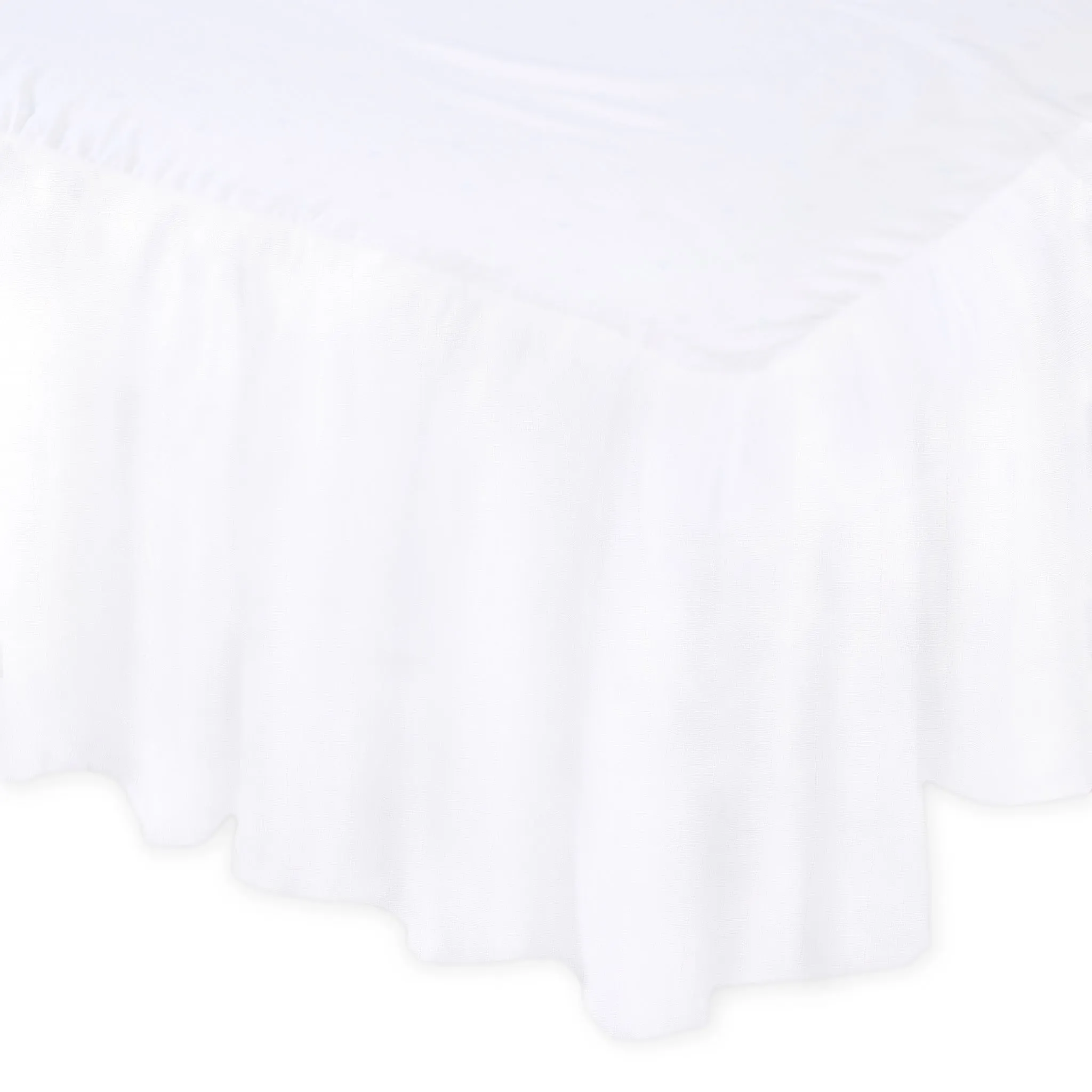 Crib Skirt - Pure White