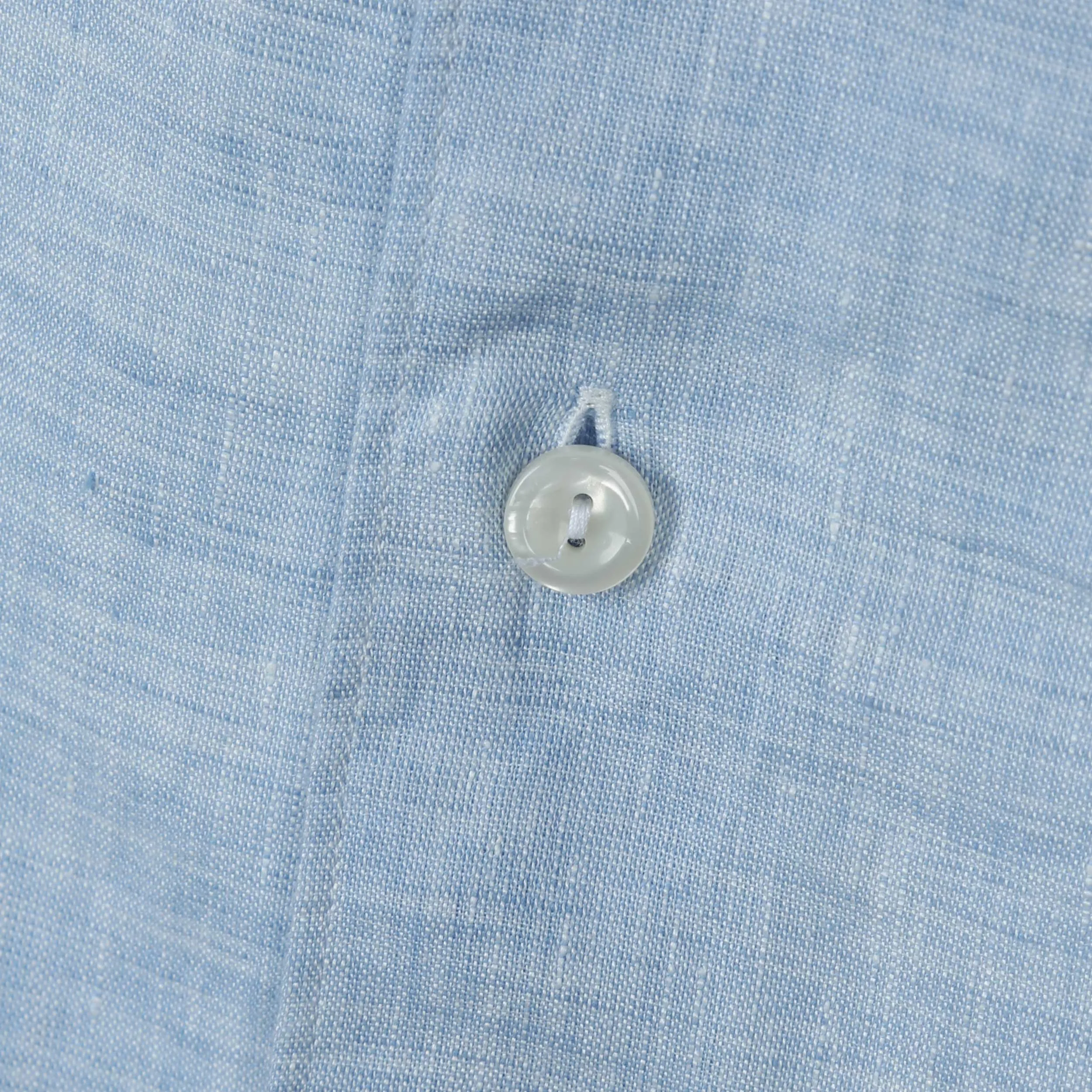 Eton Linen Shirt in Sky Blue