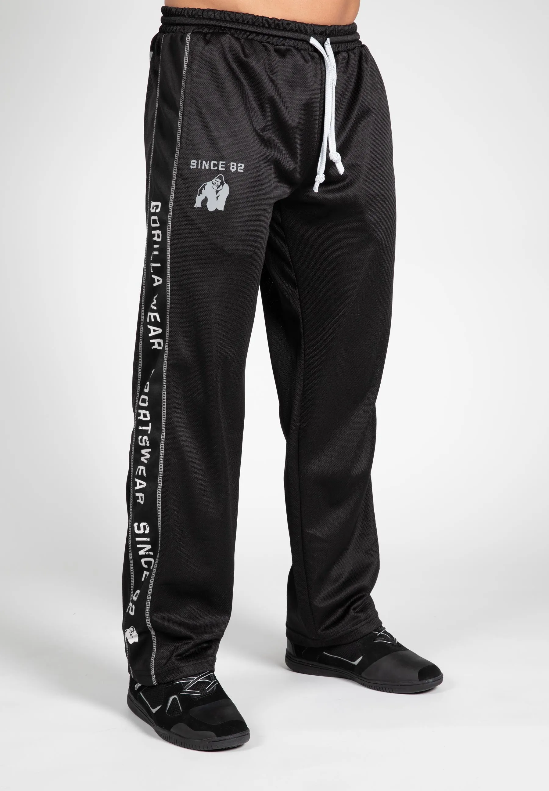 Functional Mesh Pants - Black/White