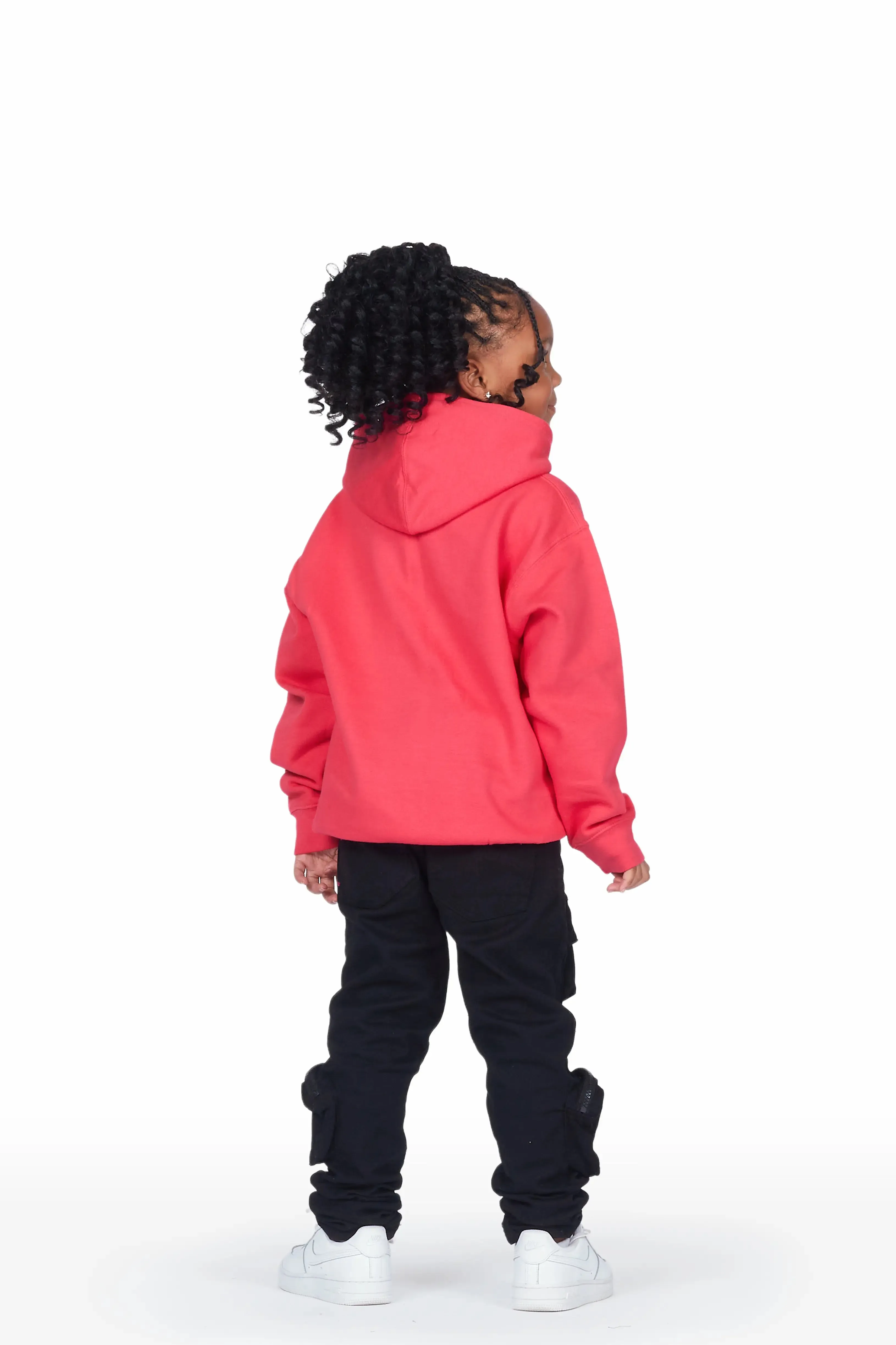 Girls Harper Fuchsia Graphic Hoodie