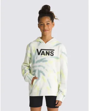 Girls Spiral Tie Dye Hoodie in Iceberg Green