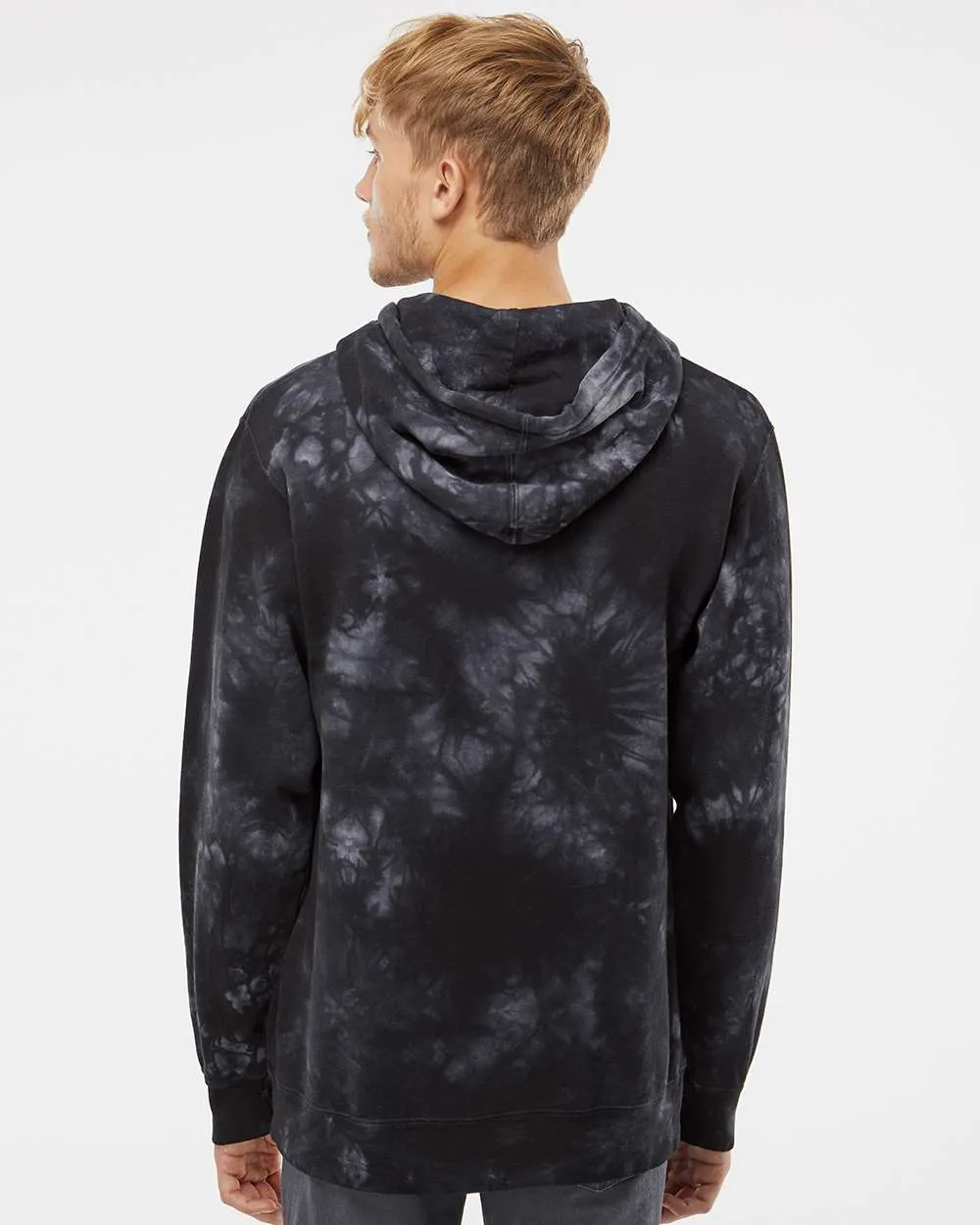 Independent Trading Co. Midweight Tie-Dye Hooded Sweatshirt