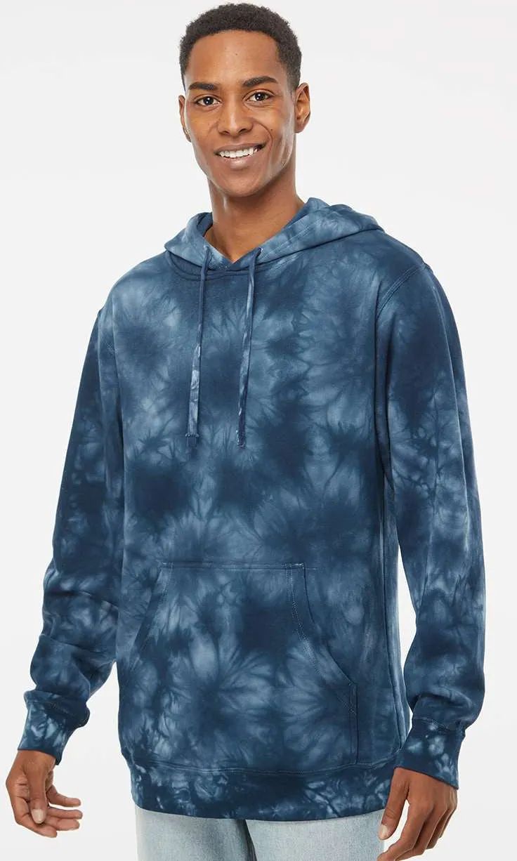 Independent Trading Co. Midweight Tie-Dye Hooded Sweatshirt