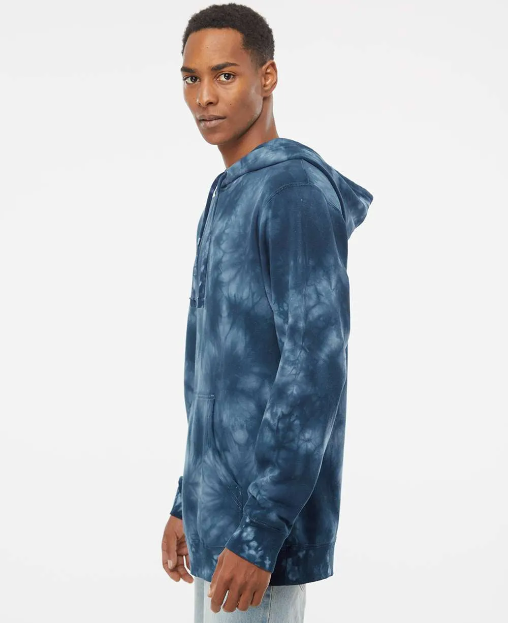 Independent Trading Co. Midweight Tie-Dye Hooded Sweatshirt