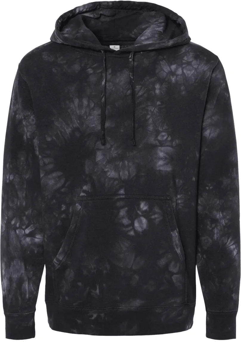 Independent Trading Co. Midweight Tie-Dye Hooded Sweatshirt