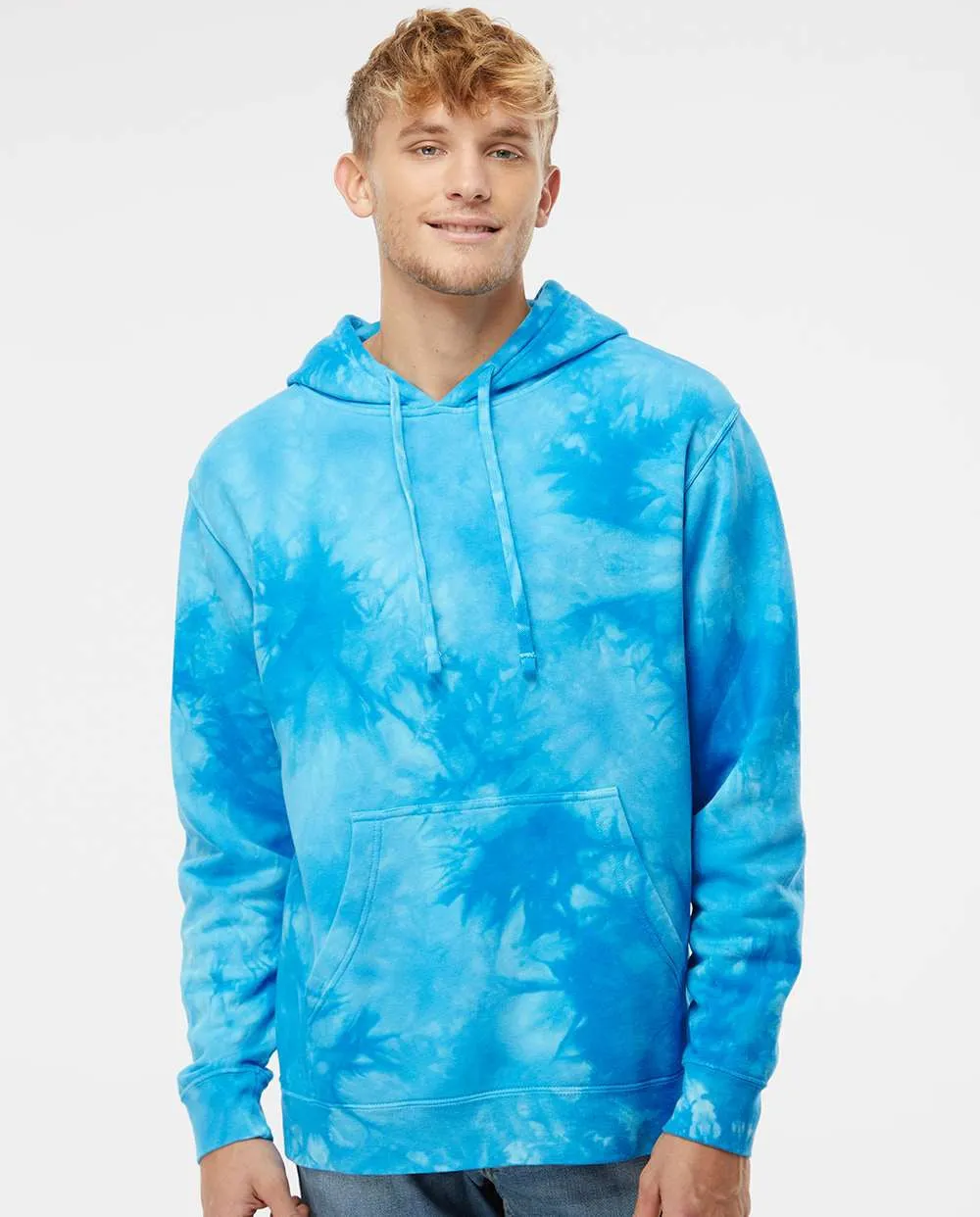 Independent Trading Co. Midweight Tie-Dye Hooded Sweatshirt