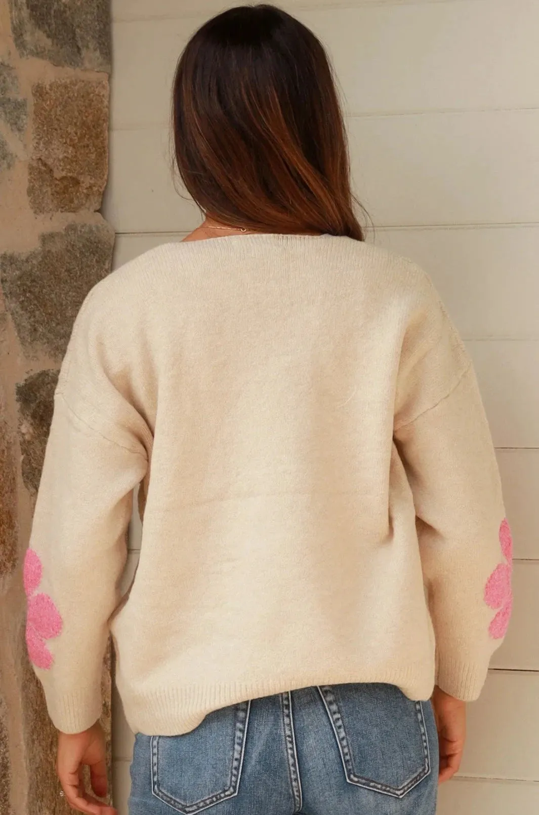 JESS KNIT SWEATER CREAM