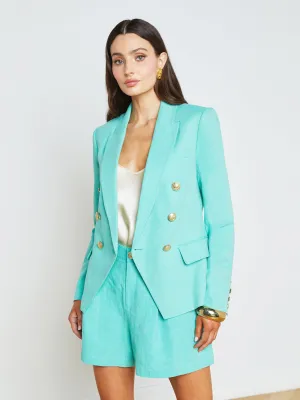 Kenzie Linen-Cotton Blazer