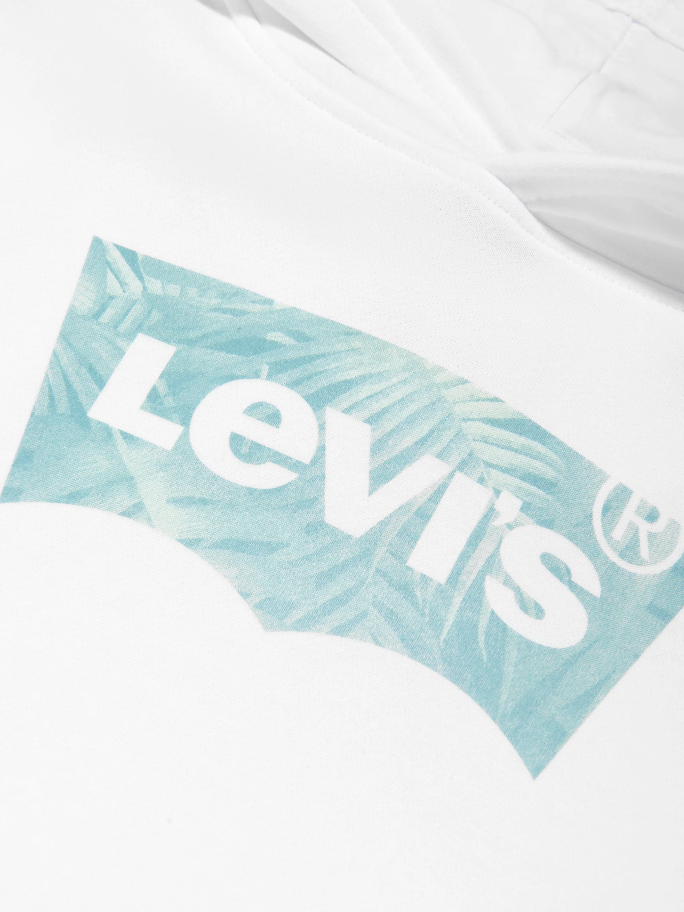 Levi's Boys Palm Batwing Fill Hoodie in White