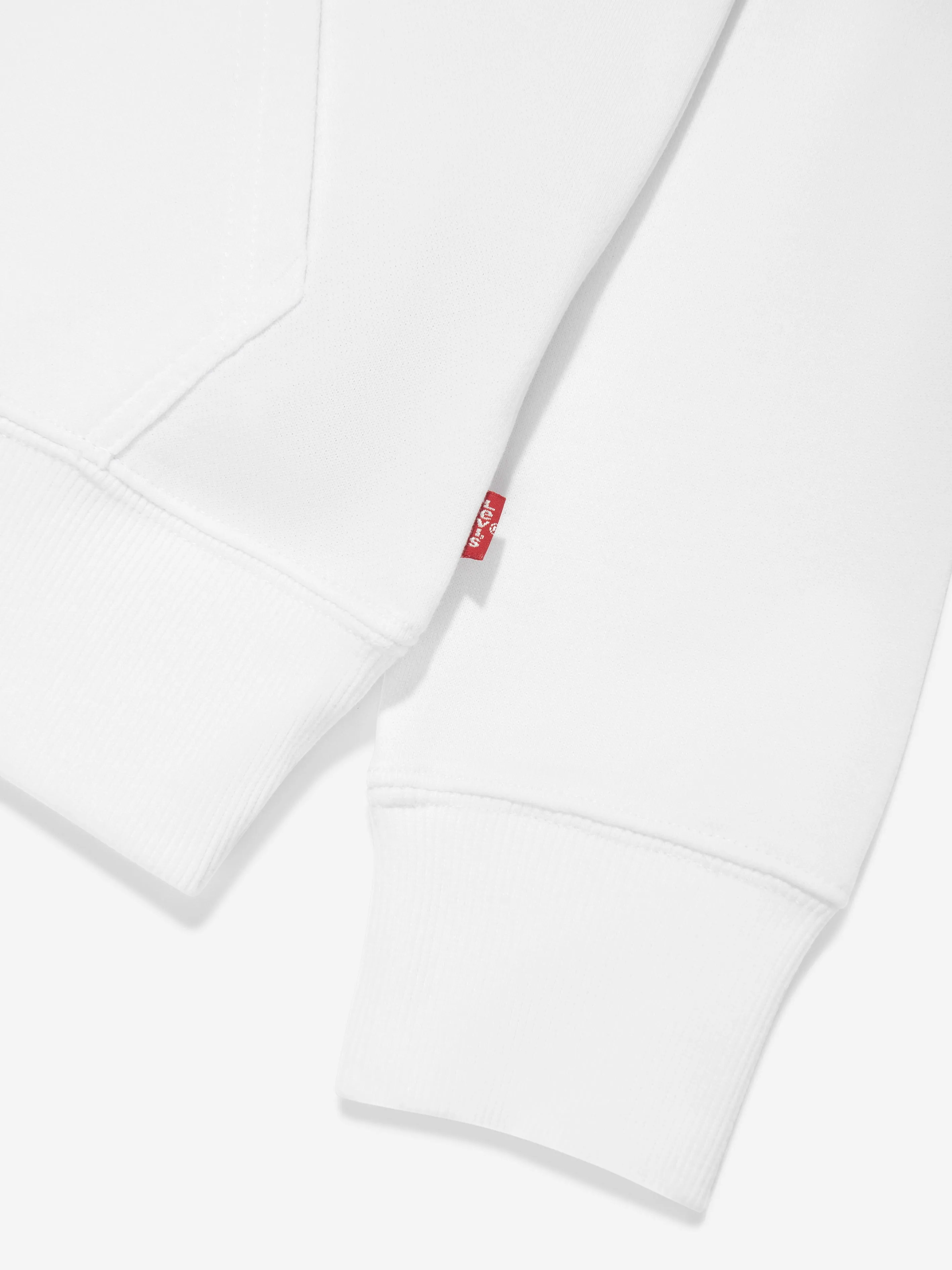 Levi's Boys Palm Batwing Fill Hoodie in White