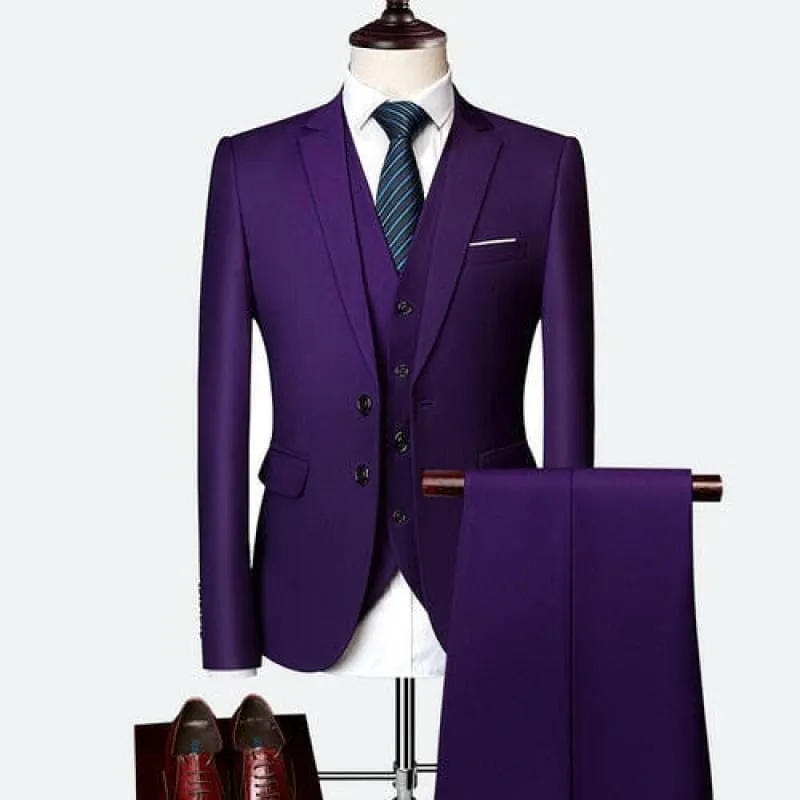 Light Blue Slim Fit Formal Suit with Stunning Colours and Accessories