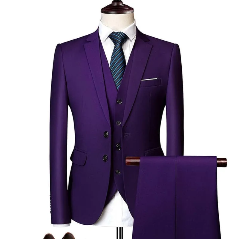 Light Blue Slim Fit Formal Suit with Stunning Colours and Accessories