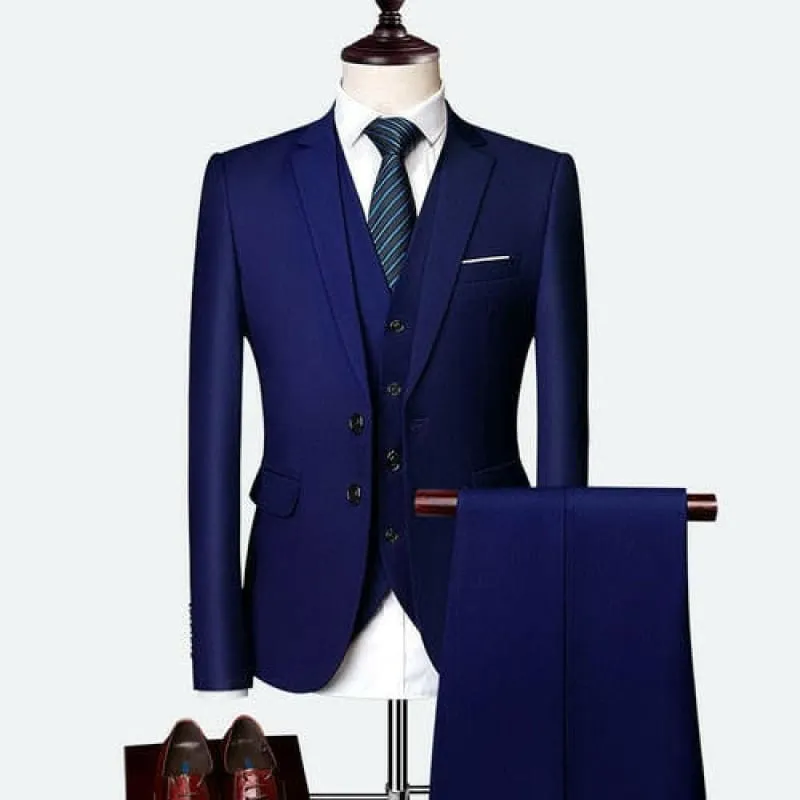 Light Blue Slim Fit Formal Suit with Stunning Colours and Accessories