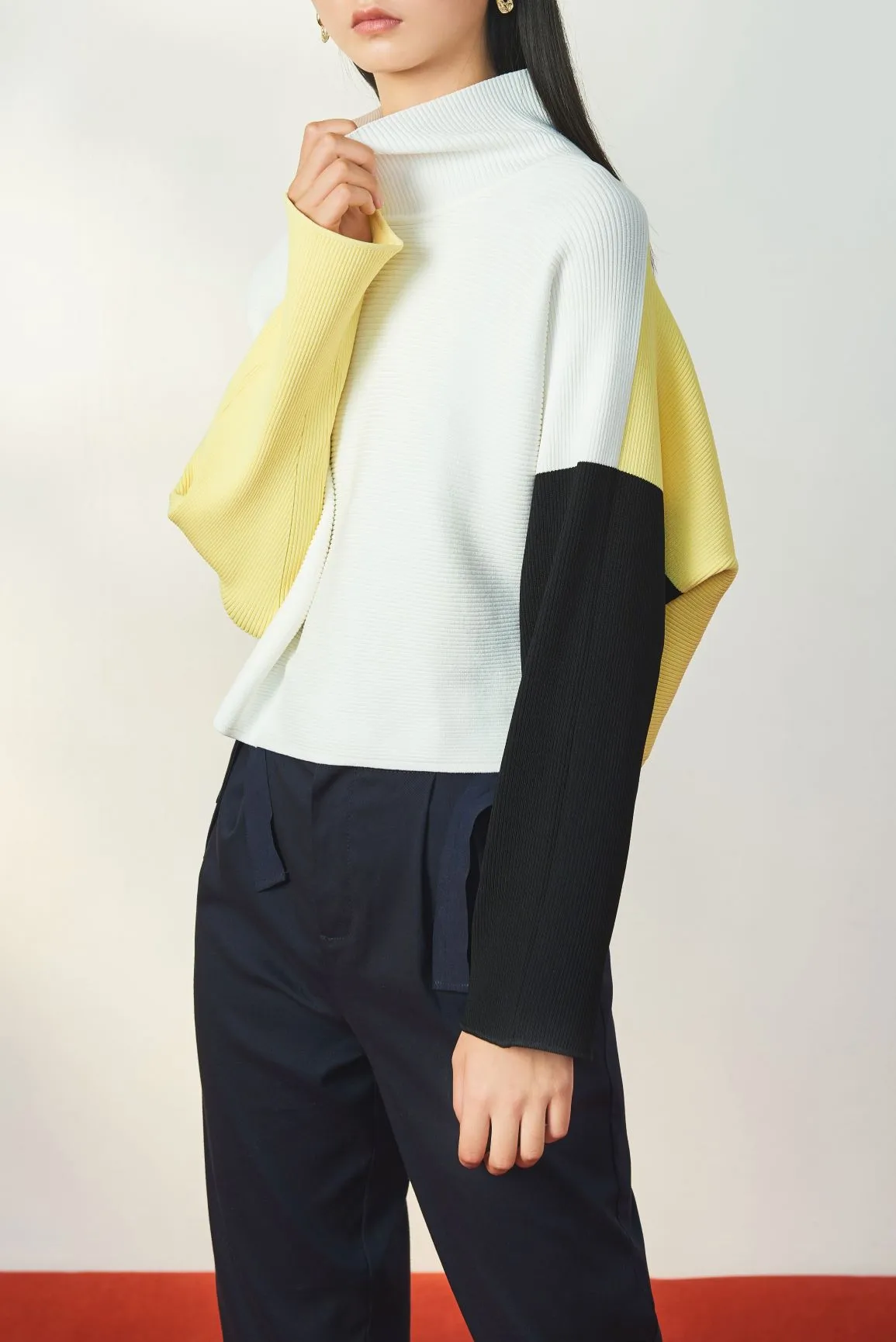 Lily Three Tone Cropped jumper