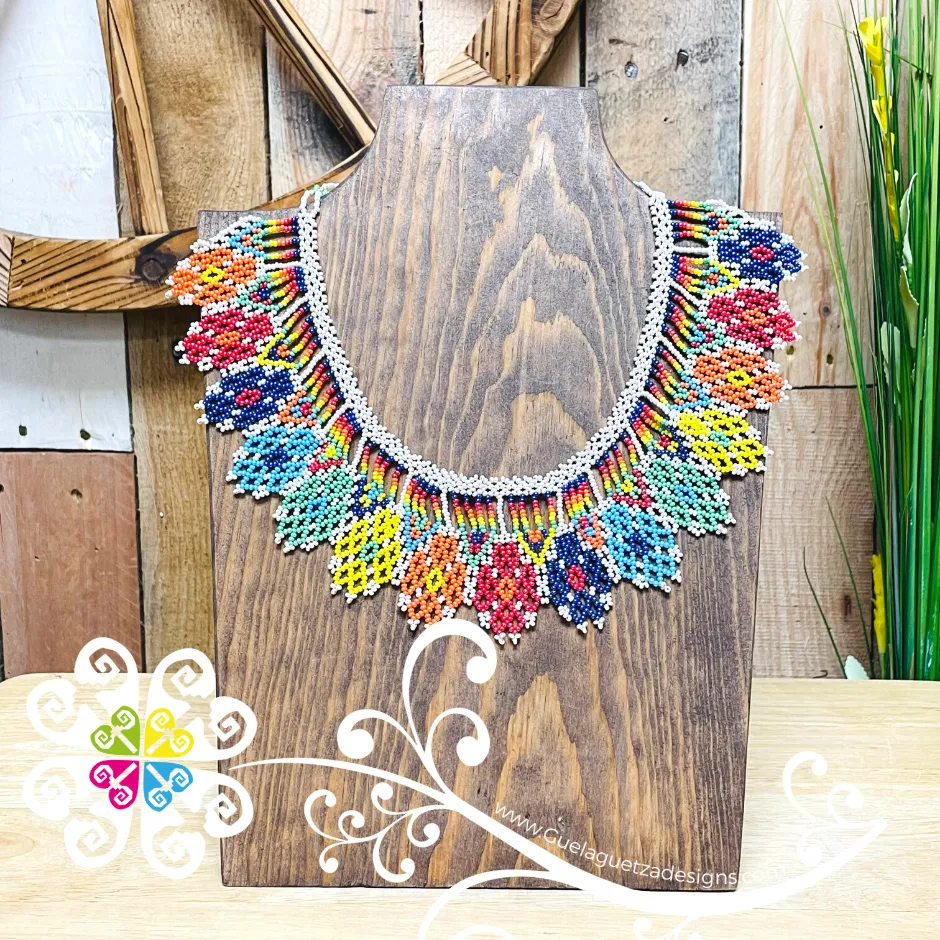 Margarita Beaded Choker - Huichol Necklace