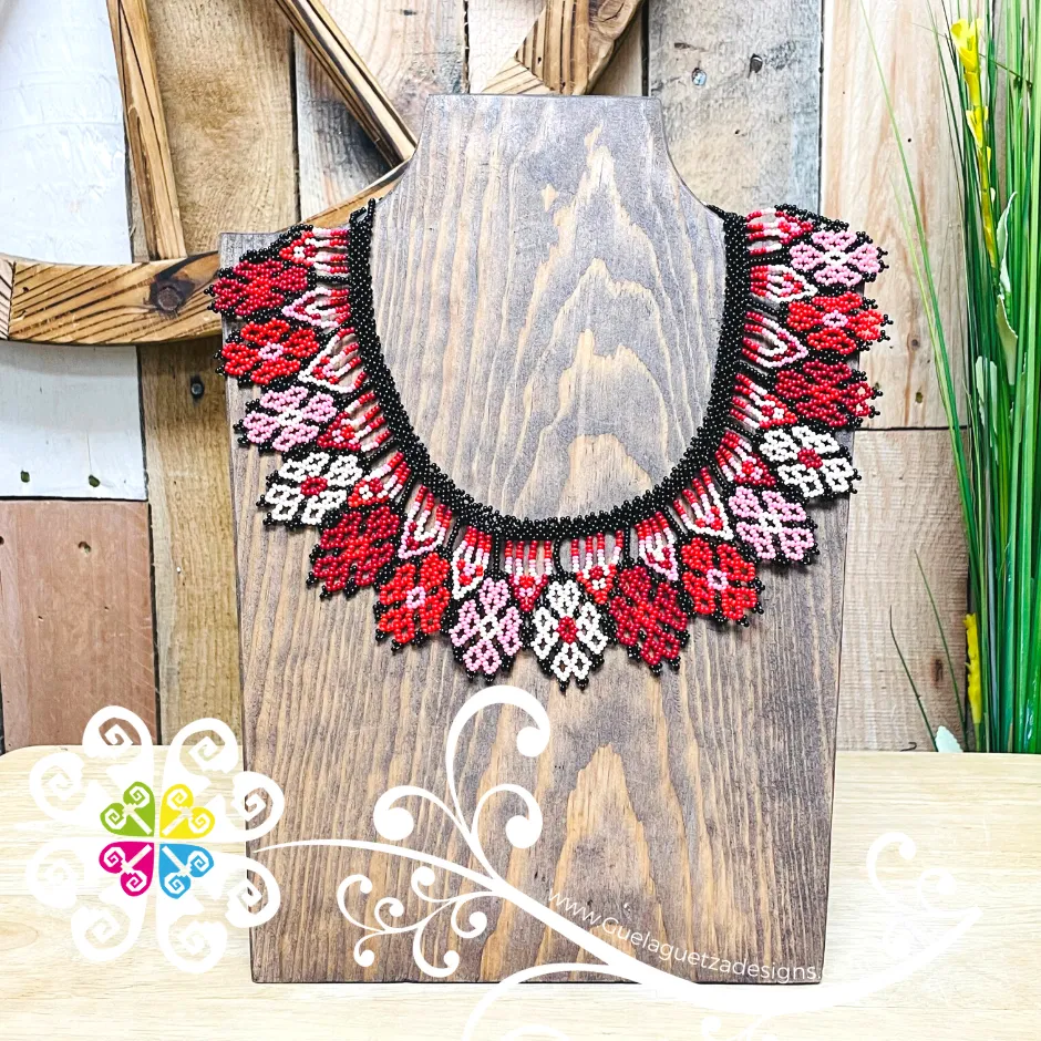 Margarita Beaded Choker - Huichol Necklace