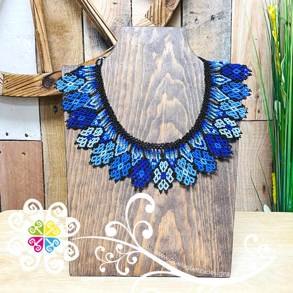 Margarita Beaded Choker - Huichol Necklace