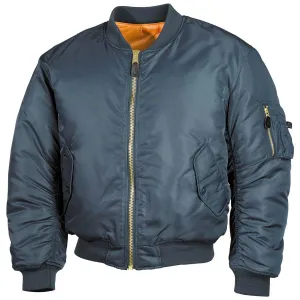 MFH US MA1 Bomber Flight Jacket Blue