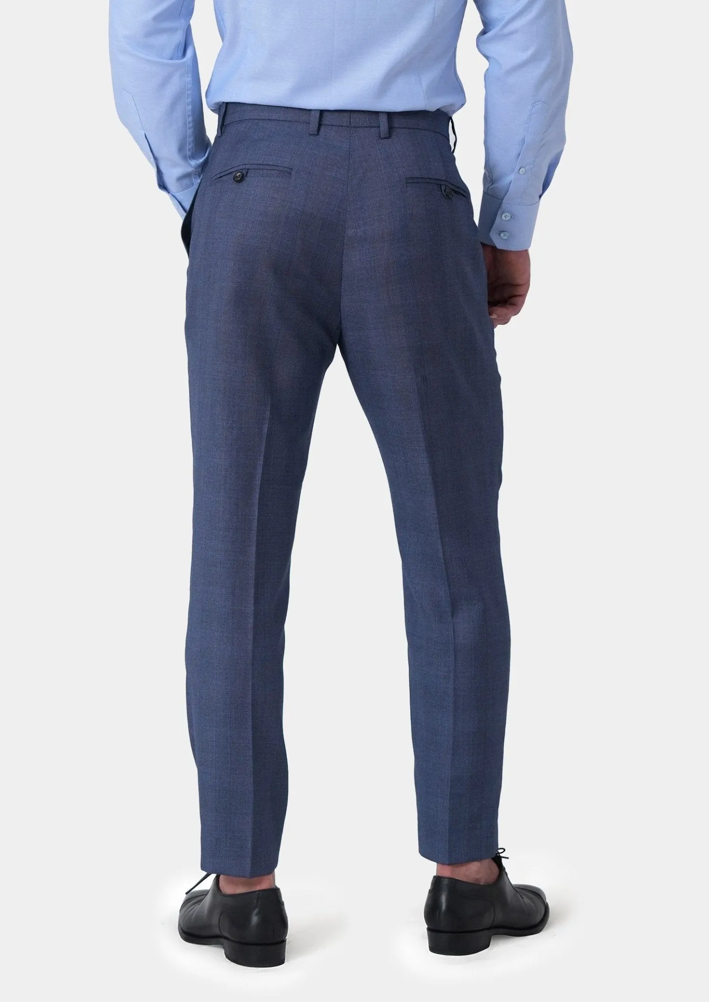 Midnight Blue Prince of Wales Pants