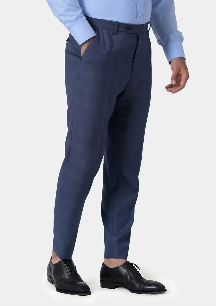 Midnight Blue Prince of Wales Pants