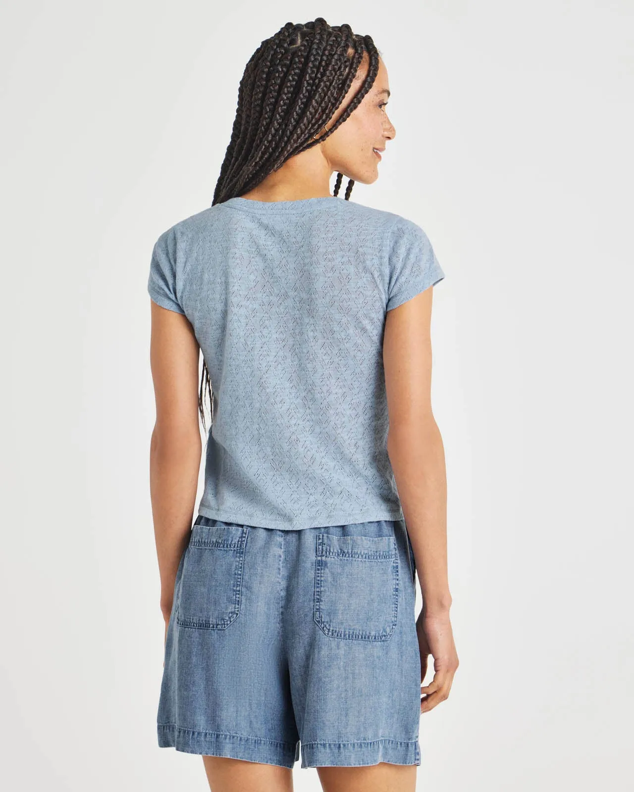 Montecito Pointelle Tee