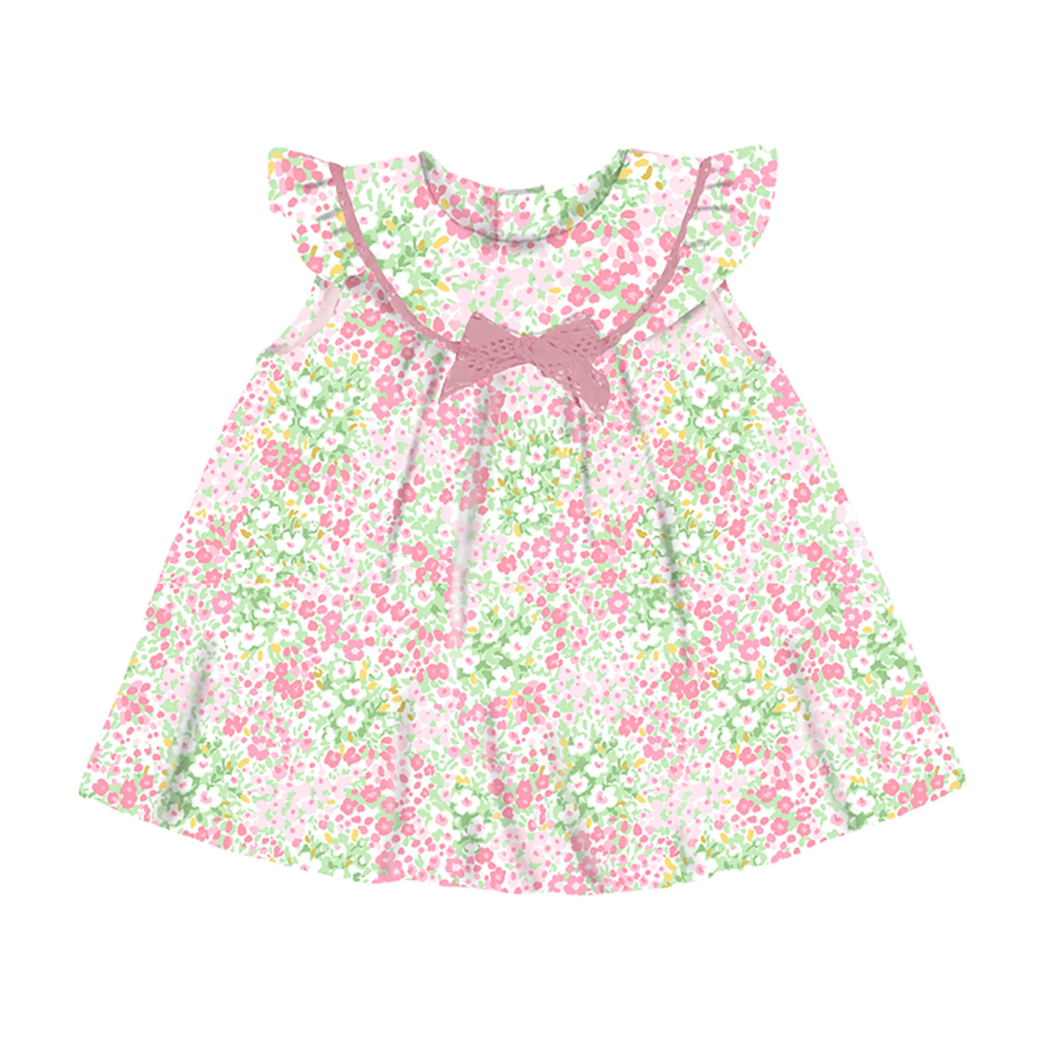 Newborn Printed Flower Dress