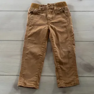 Osh Kosh Khaki Pull On Elastic Waist Pants