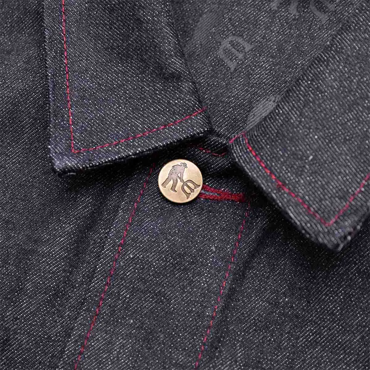 Pass~Port - X Evisen Selvedge Denim Workers Club Jacket