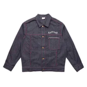 Pass~Port - X Evisen Selvedge Denim Workers Club Jacket