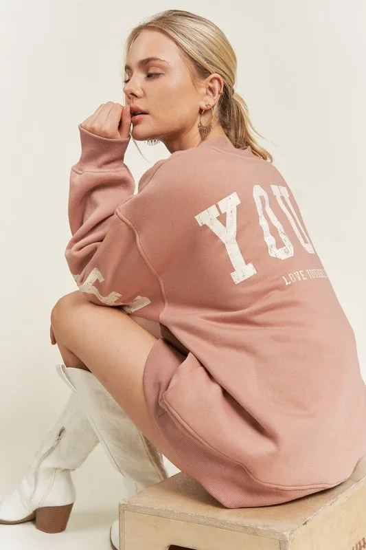 Plus Be Yourself Sweatshirt