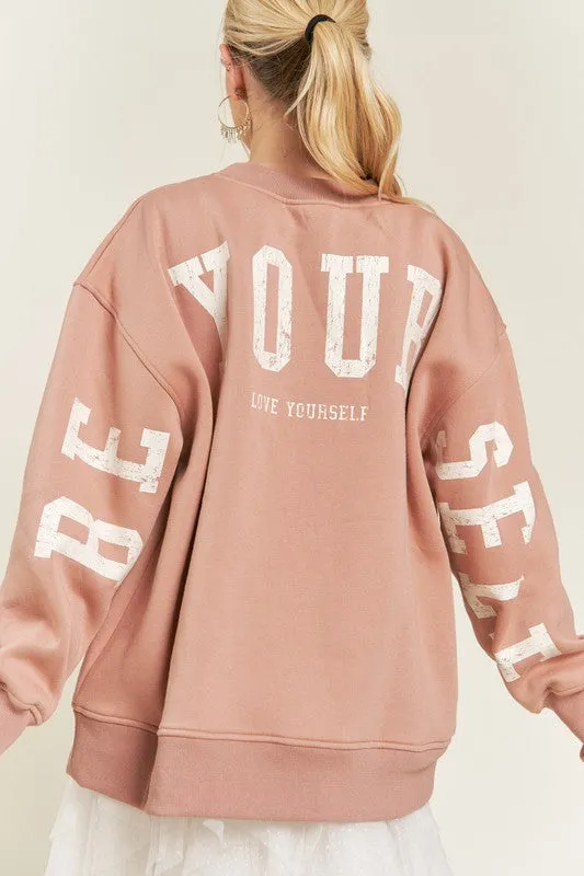 Plus Be Yourself Sweatshirt