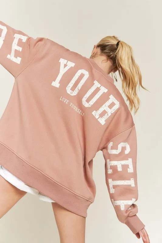 Plus Be Yourself Sweatshirt