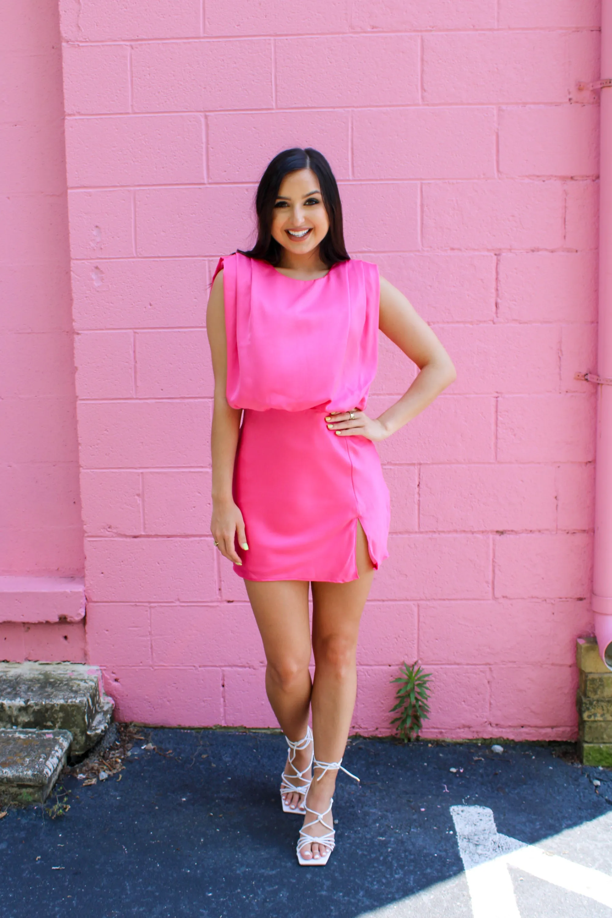 Smitten for You Dress - Pink