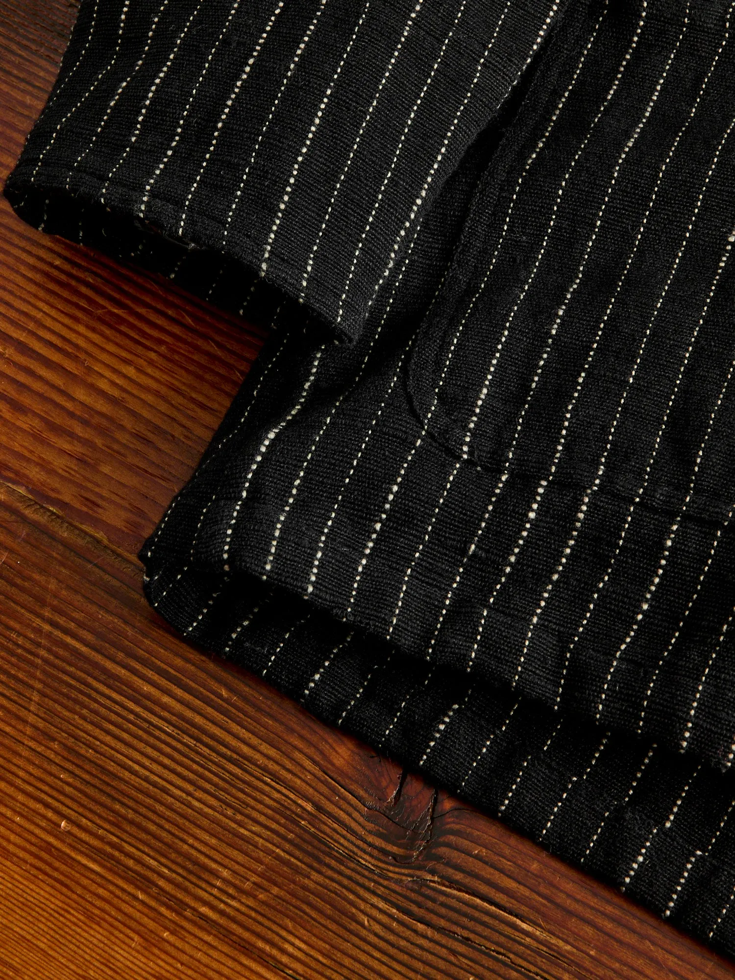 Study Jacket in Iron/Acacia Ticking Stripe