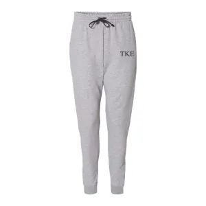 TKE Heather Grey Contrast Joggers