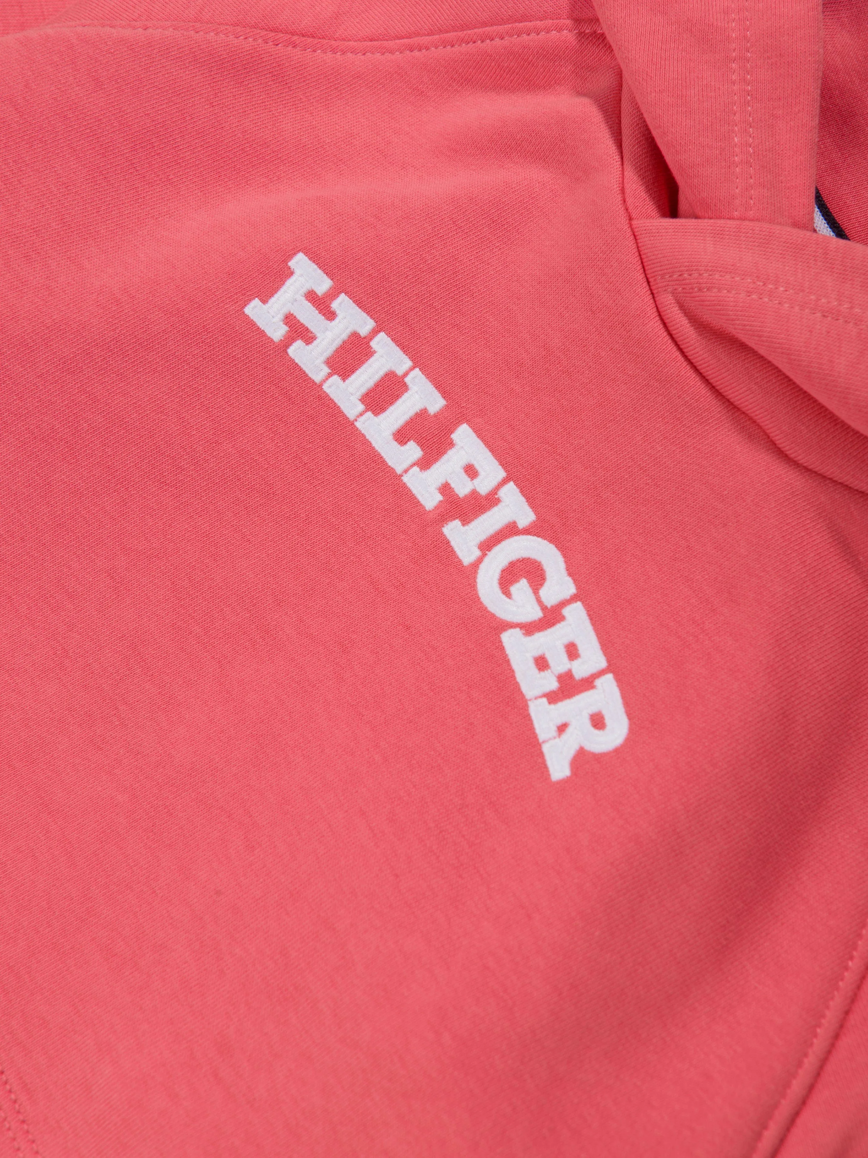 Tommy Hilfiger Girls Monotype Hoodie in Peach