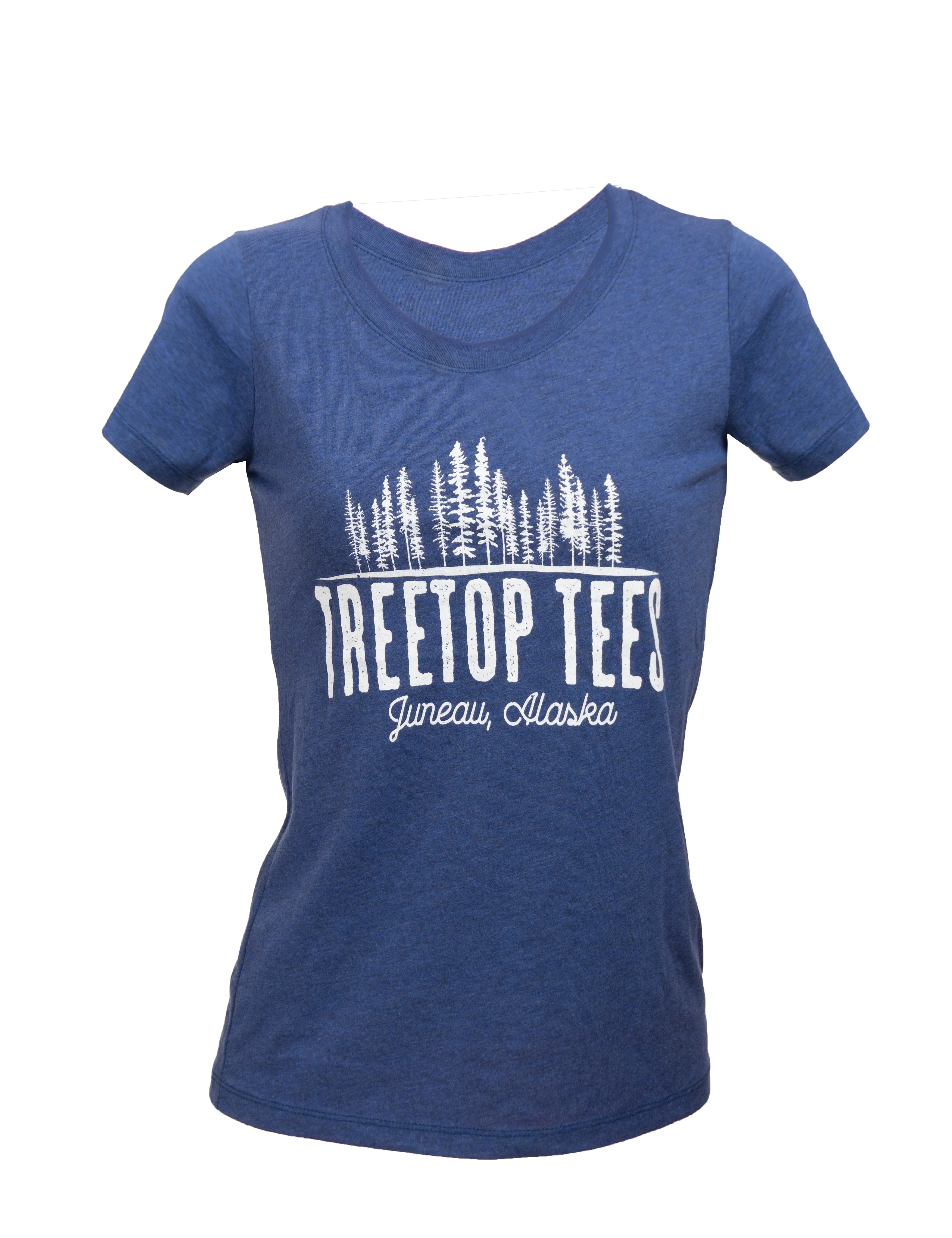 Treetop Tees, Juneau Alaska Shirt - Ladies