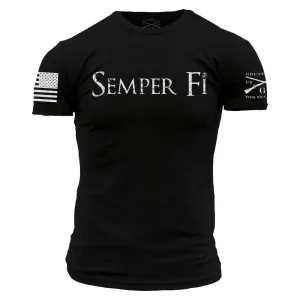 USMC - Semper Fi T-Shirt - Black