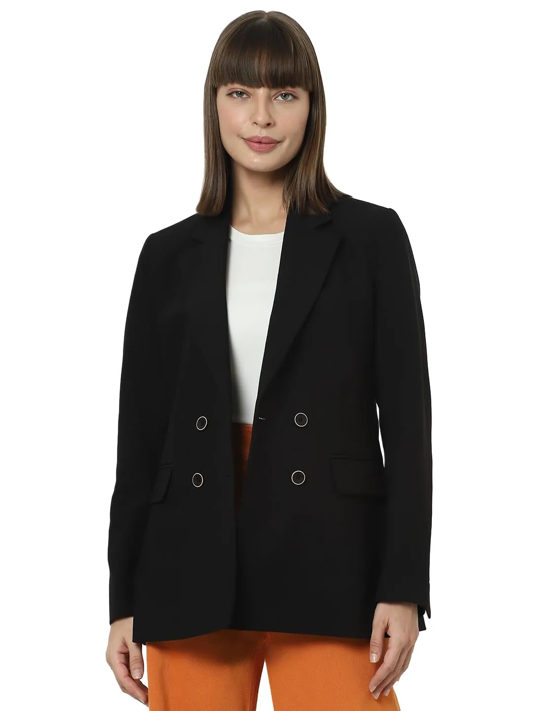 VERO MODA Women's Regular Blazer (10301900- Black