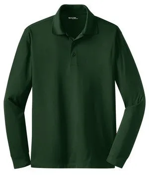 Waterton - Sport-Tek® Long Sleeve Micropique Sport-Wick®  Embroidered Polo Shirts (ST657)