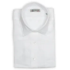 White Linen Long Sleeve Shirt