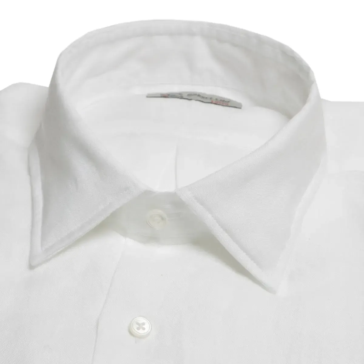 White Linen Long Sleeve Shirt