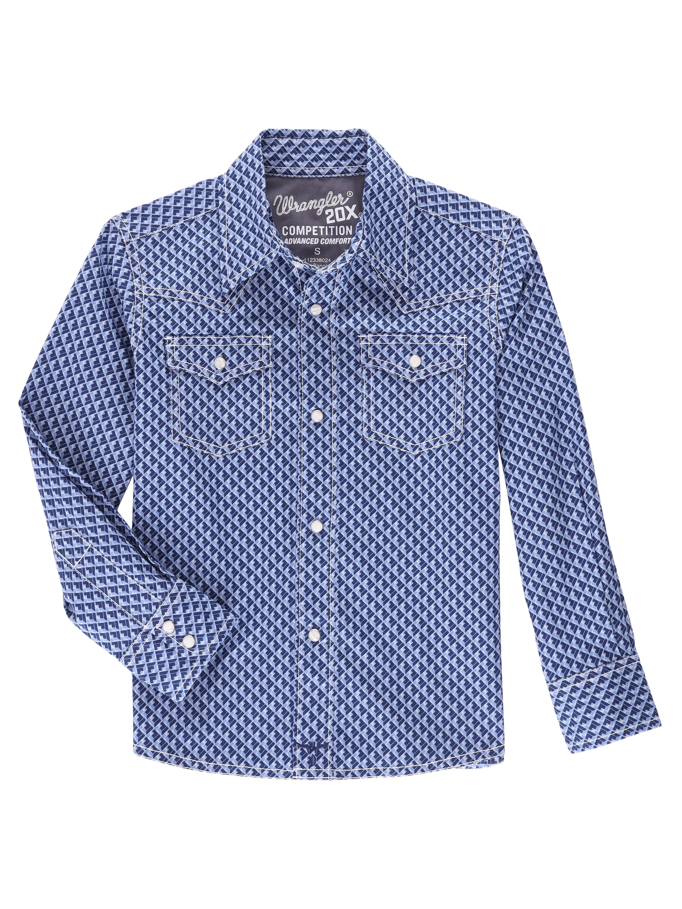 Wrangler Boy's 20X Advanced Comfort Snap Shirt